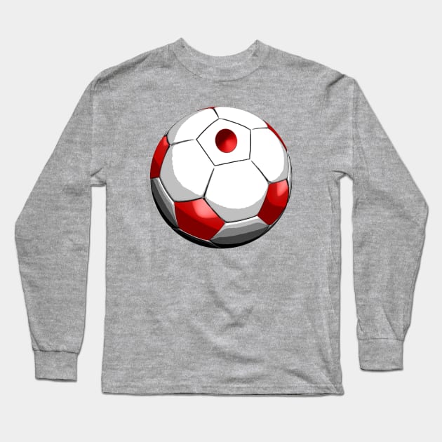 Japan Soccer Long Sleeve T-Shirt by asaiphoto